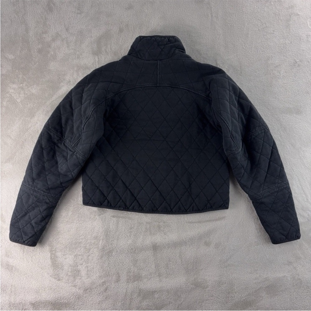 Lululemon Athletica black quilted calm bomber style thick everyday jacket - Picture 8 of 13